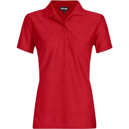 Ladies Milan Golf Shirt Red